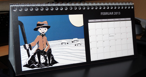 Tischkalender: Februar